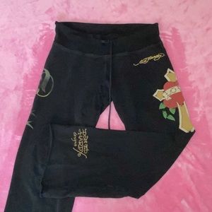 Ed Hardy Low Rise Sweatpants / Pajama Pants